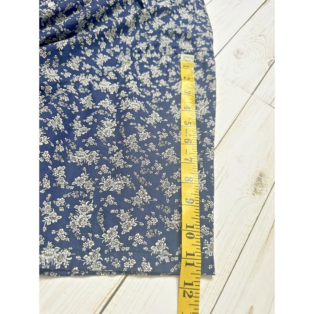 TUNEVUSE Mens Button Down Short Sleeve 3XL Reg Fit Floral Navy - Picture 6 of 8